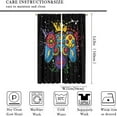 thumbnail image 2 of Gamer Curtains for Teen Boys Video Game Gamepad Window Curtains Cartoon Play Gaming Print Window Treatments for Kids Bedroom Living Room, （W21xL63 Inch） x2 Panels, 2 of 6