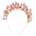 thumbnail image 1 of 1Pc Fashionable Silver Leaf Shape Elegant Bride Crown for Dancing Party Wedding, 1 of 7