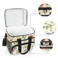 thumbnail image 6 of FORMRS Insulated Cooler Bag 24 Cans Capacity Soft Leakproof Lunch Box with Side Pockets, Birds with Strawberries, 6 of 7