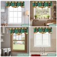 thumbnail image 6 of Tie Up Valances for Windows, Vintage Butterfly Adjustable Valance Curtains Window Treatment for Living Room, Watercolor Retro Summer Butterflies Rod Pocket Kitchen Curtains & Drapes 60x18 Inch, 6 of 9