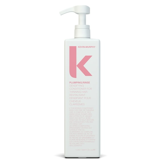 KEVIN.MURPHY PLUMPING.RINSE - Thickening Hair Conditioner - For Fine, Thin & Aging Hair - Hydrating Conditioner - For Shine, Volume & Texture - With Bamboo Extract & Shea Butter - 1 L / 33.8 fl oz