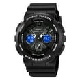 thumbnail image 3 of SKMEI 2118 Men's Dual Display Sports Watch with Analog-Digital Interface, 50M Water Resistance, Backlight, World Time, Stopwatch, Countdown Timer, Daily , Hourly Chime, Date/Week/Month/Year, 3 of 6