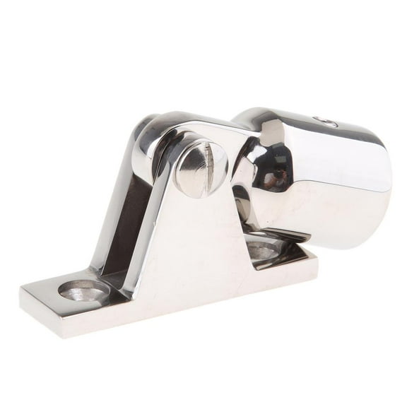 20mm Diameter Bimini Deck Hinge Marine Stainless Steel Adjustable Swivel