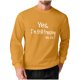 thumbnail image 2 of Amzcrzy - Sudadera Para Hombre, Estilo Veraniego, Holgada, Informal, Estampada, De Manga Larga Y Cuello Redondo, Color Amarillo, Xl, 2 of 5