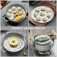thumbnail image 3 of Weiweiguan 1pc Kitchen Steaming Rack Stainless Steel Food Steamer Thickened Steamer Rack, 3 of 6