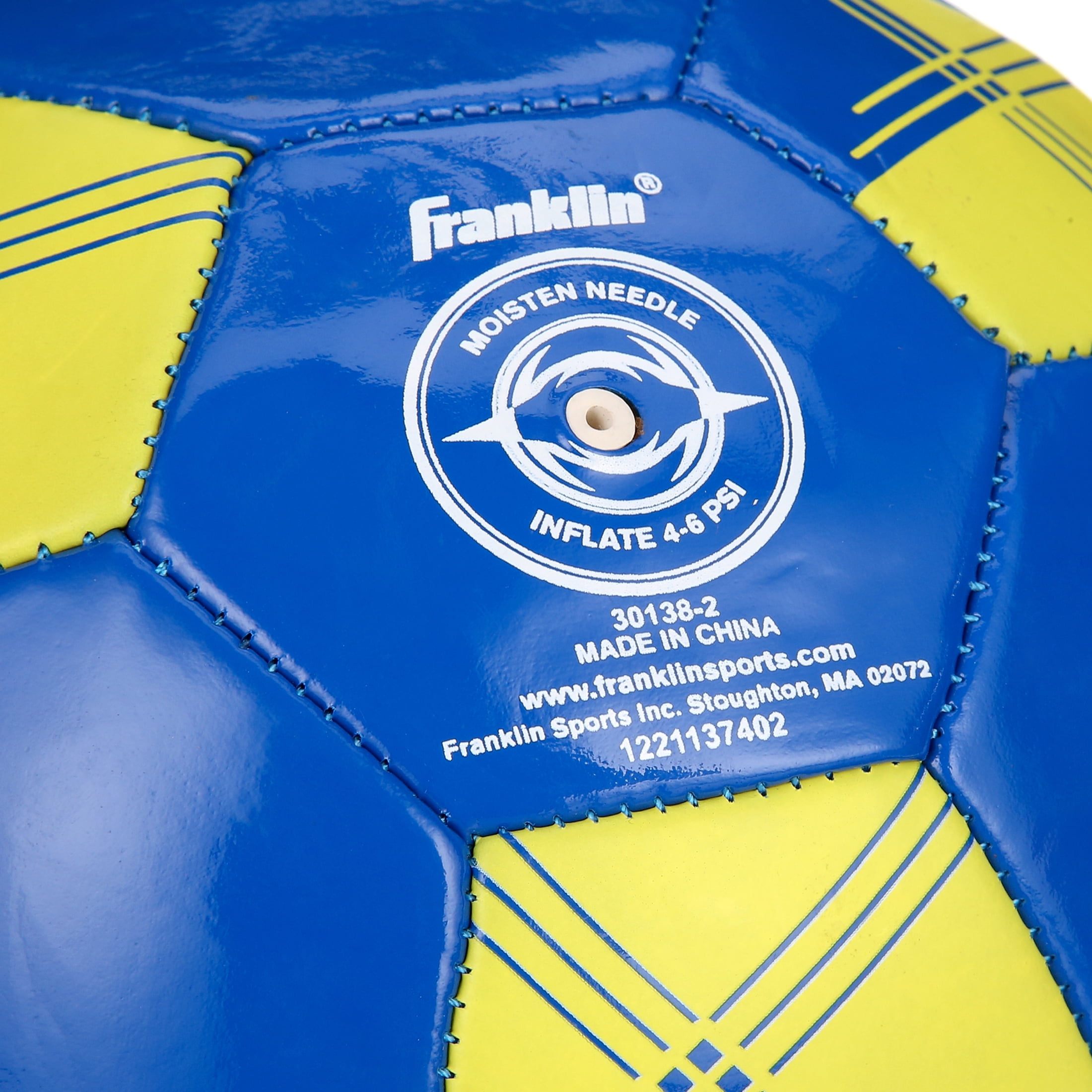 Franklin Sports Soccer Balls + Pump Set - (12) Size 4 Balls - Blue