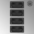 thumbnail image 2 of 4 Cabinet Drawer Door Pull Black Wrought Iron Mission 4" Renovator's Supply, 2 of 7