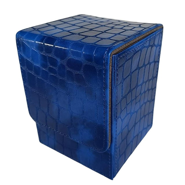 Milaget Boîte de Deck de Cartes à Collectionner TCG avec Fermeture Deck de Rangement de Cartes Bleu