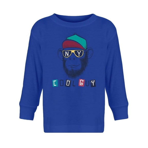 Cool Monkey In Sunglasses Long Sleeve Toddler -Image by Shutterstock,  5 Toddler