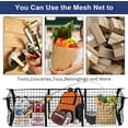 thumbnail image 3 of Seineca 3 Pocket Cargo Net, Heavy Duty Polyester, Includes 4 Carabiners & 4 Bungee Cords, 3 of 8