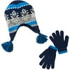 Boys Snowflake Hat And Gloves Set