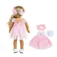 thumbnail image 1 of Liquidation & Promo, Tenue de Noël pour Poupée, Robe en Tissu Doux de 18 Pouces, Accessoire de Mode Mignon, Collection de Haute Qualité, Sans Chaussures Incluses, pour les Passionnés de Figurines Miniatures Akmoler / Tissu, Rose, 1 of 4