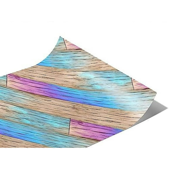 Rwraps Diagonal Strip Parquet Purple Streaks Gloss Vinyl Film Wrap 59in x 6in Vinyl Vehicle Car Film