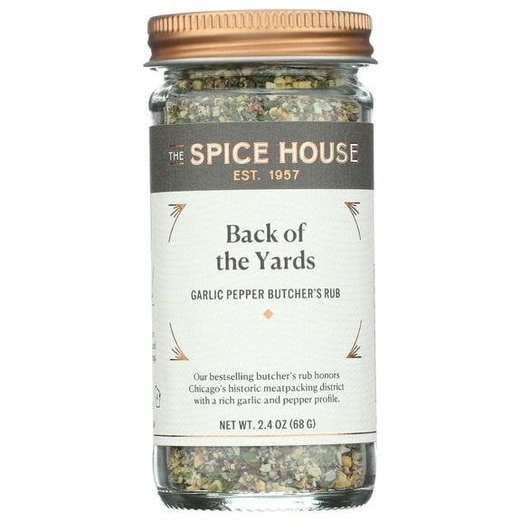 The Spice House Garlic Pepper Butcher Rub 2.4 oz (Pack of 6)