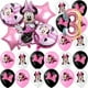 thumbnail image 3 of Decoración de fiesta de Minnie Mouse, vajilla desechable, plato de taza de Minnie, globo para niñas, baño de bebé, suministros de fiesta de cumpleaños, 3 of 4