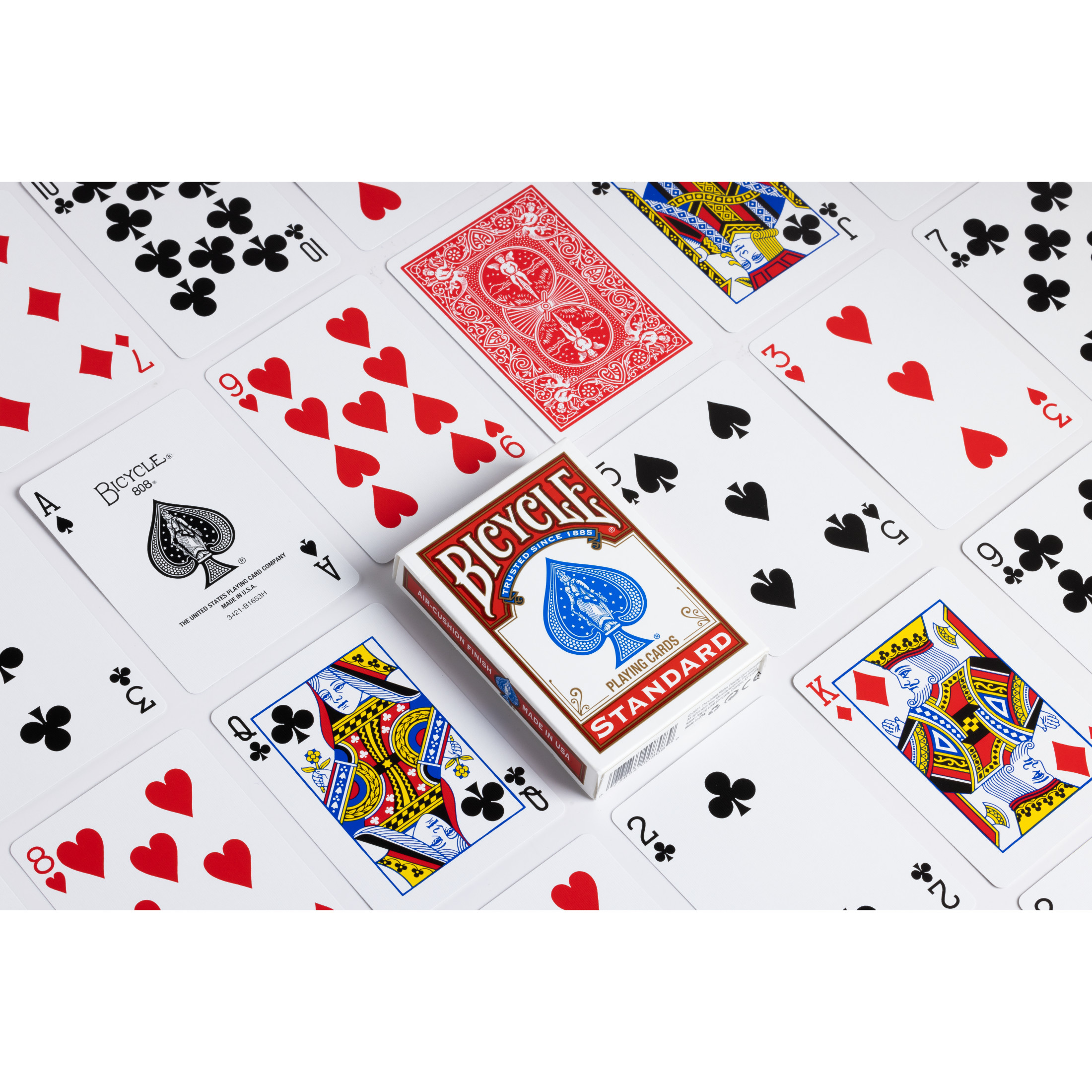 Bicycle Playing Cards, 2 Pack, Standard Index Red & Blue photo 4