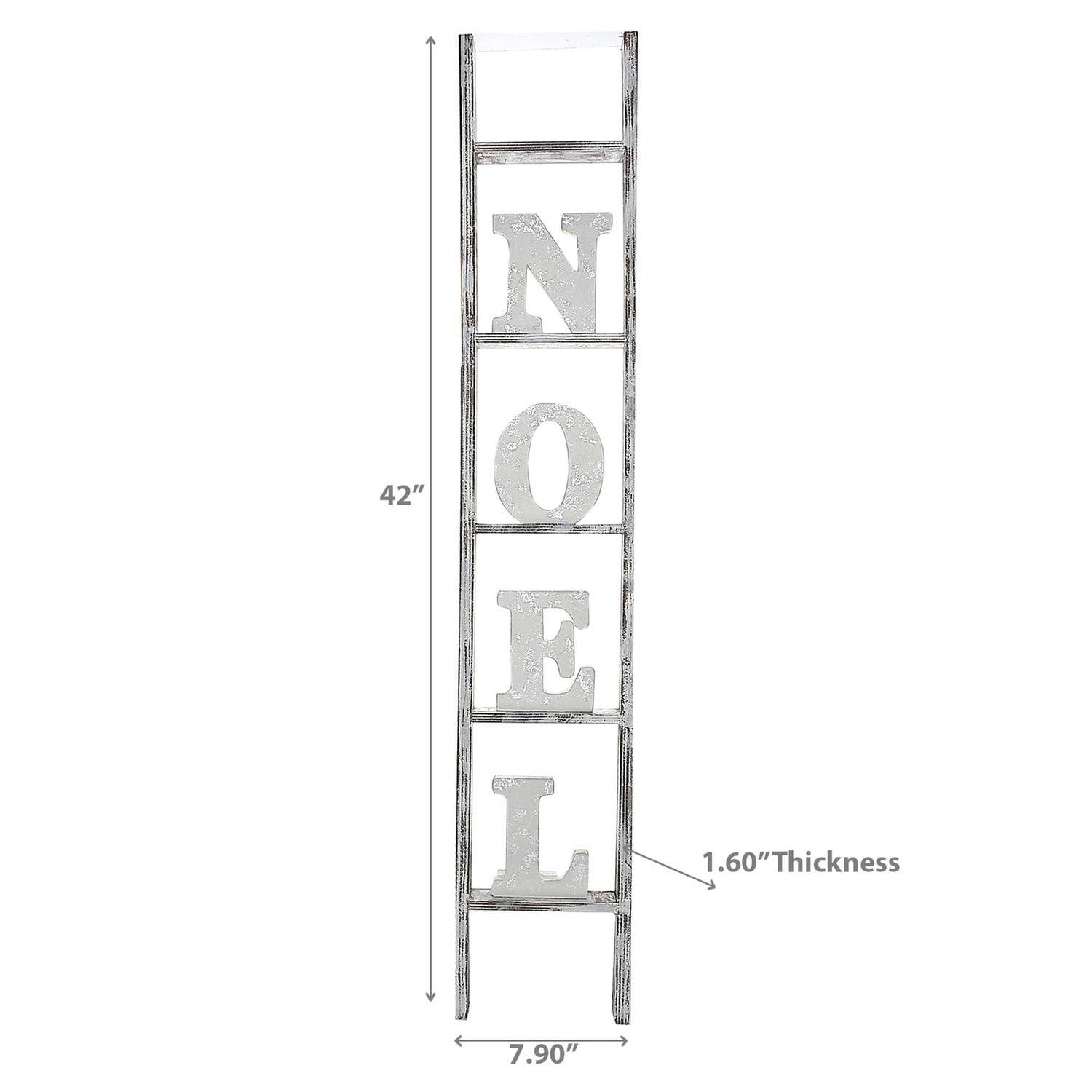 Christmas Wooden Ladder With Noel Sign