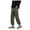 Army Green, variant on Men's Casual Pants Mens Cargo Pants IDE Pockets Hop Joggers Japanese Streetwear Trousers Overalls Trend Black L