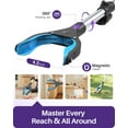 thumbnail image 3 of KEKOY Grabber Reaching Tool for Elderly, 40" Heavy Duty Reacher Grabber Pickup Tool , 4" Wide Extended Weed Gripper Claw with Magnet, 3 of 6