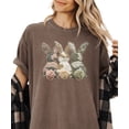 thumbnail image 4 of Ink Printed Image NOT a Quilt Patch - Camo Bunny Trio Easter Graphic Tee Espresso Shirt Adult Medium, 4 of 7