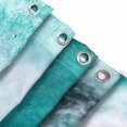 thumbnail image 3 of Marble Shower Curtain, Abstract Shower Curtain, Turquoise Shower Curtain, Art Shower Curtain Set with 12 Hooks, 72"x72"., 3 of 6