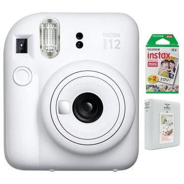 FUJIFILM Instax Mini 12 Instant Camera with, Accessories included, Clay White
