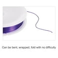 thumbnail image 4 of Uxcell 26 Gauge Copper Wire 0.4mm Dia Purple Resistant Beading Wires Pendant Making Art Craft 9M 1 Roll, 4 of 6