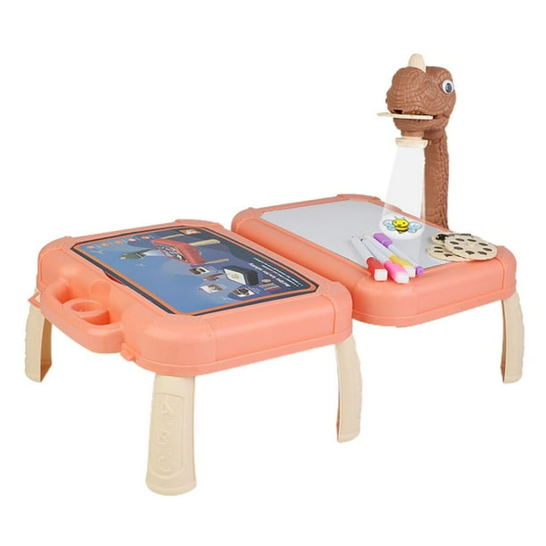 Billuyoard plástica de dibujo del arte de la pintura del proyector de los niños fácil a más materiales seguros de las funciones Decoración del hogar marrón