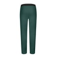 thumbnail image 3 of WTOBBY Men's Fleece-Lined Loose Athletic Pants, Winter Color Block Joggers with Pockets, Warm Casual Sports Pants for Cold Weather Activities,Dark Green 3XL, 3 of 5