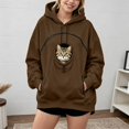 thumbnail image 4 of Pet Pouch Hoodie Cat Dog Carrier Hoodies with Pull Side Zip Pockets Hooded Sweatshirts for Puppy Kitten Holder, 4 of 4