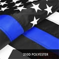 thumbnail image 5 of Thin Blue Line State Flag 3x5FT 2-Pack Embroidered Polyester By G128, 5 of 8