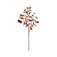 thumbnail image 2 of Thanksgiving 27.56 Inch Artificial Red Greenery 9-Fork Branch Insertion stems Faux Plastic plants for Vase Pot Landscape Flower Arrangements, 2 of 7