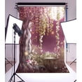 thumbnail image 2 of ABPHOTO 5x7ft Photography Backdrop Fairytale Forest Romantic Landscape Moonlight Swings on the tree Backdrops for Photo Shoots Lovers Party Game Adult Kids Baby, 2 of 4