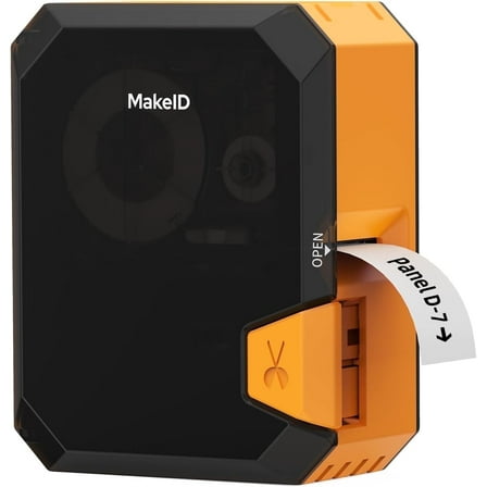 MakeID P31 Industrial Thermal Transfer Label Printer, Portable Bluetooth Labeler with Wire and Cable Labeling Machine