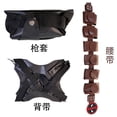 thumbnail image 3 of Disfraz de superhéroe Deadpool para niños y adultos, traje de cosplay, cinturón, cinturones ajustables, accesorios, máscara adjunta, trajes para fiesta de Halloween, 3 of 5