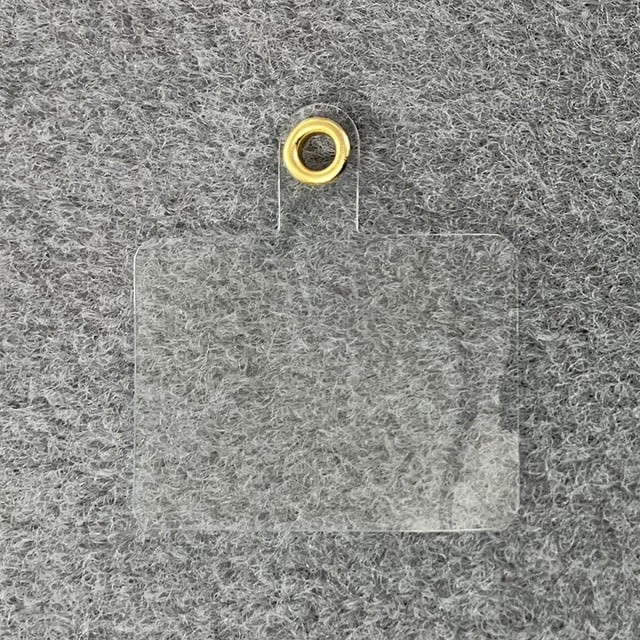 Junta de cordón para funda de teléfono móvil, parche transparente de color, funda de PVC para teléfono móvil, clip de cordón colgante universal, pieza para colgar tarjetas