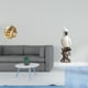 thumbnail image 2 of Figura de cerámica,Figura de cerámica con forma de bola de hilo y nudo,Figura de escritorio,Figura de loro para escritorio,oficina,decoración del hogar,Estatua de pájaro de resina,regalo de, 2 of 8