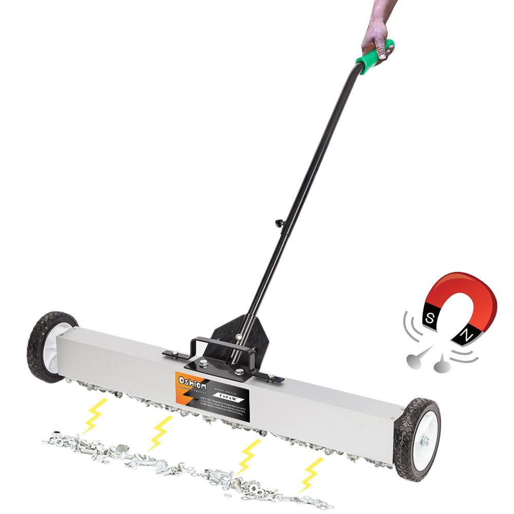 36 IN Heavy Duty Sweeper, Rolling Roller