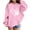 Pink, variant on SGFCWSX Fleece Hoodies for Girls Fashion Print with Pockets Sweatshirt Kids Thermal Sweatshirts Black Size 7 Years