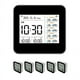 thumbnail image 1 of Termómetro Higrómetro Inteligente Tuya WIFI 13 en 1, Medidor de Humedad y Temperatura Preciso para Interiores, 1 of 5