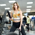 thumbnail image 6 of Logiee Cute Dog In Bathtub1 Print Workout Crop Tank Top for Women,Yoga Tank Tops,Athletic Vest,Exercise Undershirts,Sports Bra-Medium, 6 of 8
