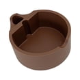 thumbnail image 2 of Accesorios para espresso: Vaso con ventosa, recipiente grande de silicona para café molido, Marrón, 2 of 9