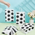 thumbnail image 3 of 24 Pcs Big Soccer Pattern Gift Bags Soccer Party Favor Paper Bags with Handles Reusable Soccer Goodie Bags Treat Bags for Soccer and Birthday Party Supplies White 8.27x5.91x3.15inch, 3 of 9
