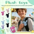 thumbnail image 2 of Easter Bunny Cute Plush Pins, 4.3" Bunny Stuffed Animal Brooch Birthday Gifts for Teens Adults, Easter Bunny Decor for Backpack Coat, 2 of 13
