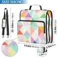 thumbnail image 2 of FORMRS Zipper Binder with Shoulder Strap 2-inch Ring 500 Sheet Capacity File Bag, Abstract Geometric, 2 of 5