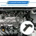 thumbnail image 2 of Sensores de Posición del Cigüeñal de Metal y Plástico Negro para NISSAN Qashqai 1 Pc 08-10, 2 of 6