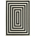 thumbnail image 2 of JONATHAN Y MOROCCAN HYPE 5 x 8 Area Rug, Bandol Mitre Stripe - Black/Ivory, MOH211F-5, 2 of 9