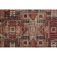 thumbnail image 2 of Feizy Nolan Transitional Southwestern, Red/Tan/Black, 12'10" x 15' Runner Easy Care Stain Resistant Fade Resistant Southwestern Bordered Floor Rug for Living room Bedroom, 2 of 8
