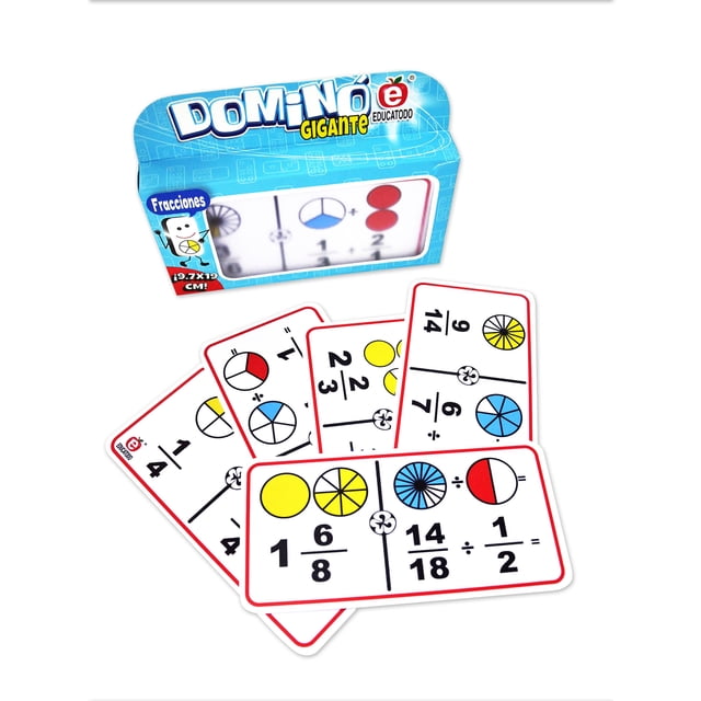 Dominó Gigante De Fracciones División Circulos Educatodo J-0216