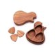 thumbnail image 1 of Guitar Plectrum Case, Maple Solid Wood Case Guitar Plectrum Holder with 3 Plectrums, Gift for Guita, 1 of 5